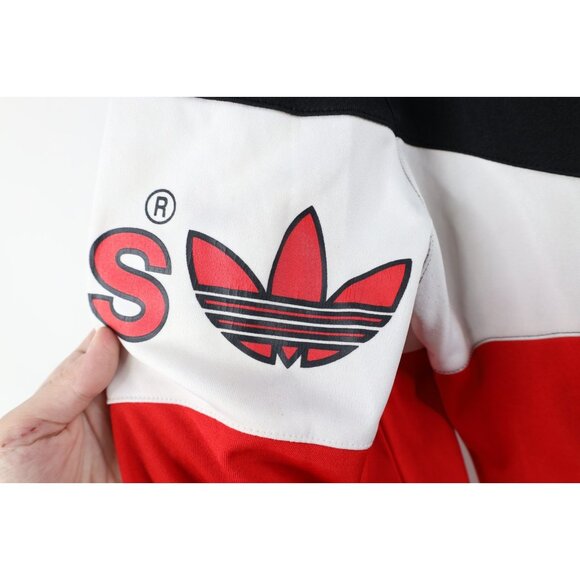 Retro Adidas Mens XL Distressed Chicago Bulls Basketball Warm Up Track Jacket - Picture 10 of 16